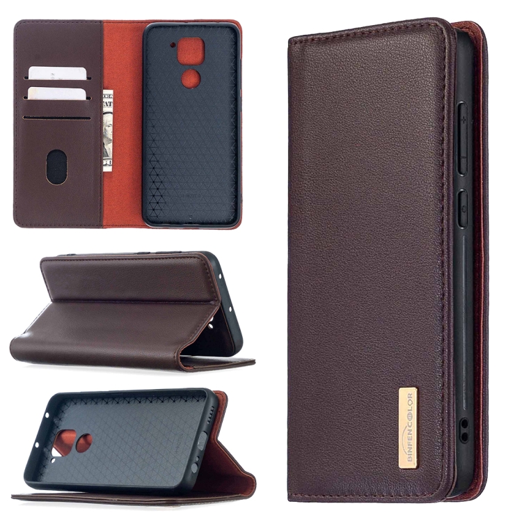 For Xiaomi Redmi Note 9 2 in 1 Detachable Magnetic Horizontal Flip Genuine Leather Case with Holder & Card Slots & Wallet(Dark Brown)
For Xiaomi Redmi Note 9 2 in 1 Detachable Magnetic Horizontal Flip Genuine Leather Case with Holder & Card Slots & Wallet(Dark Brown)