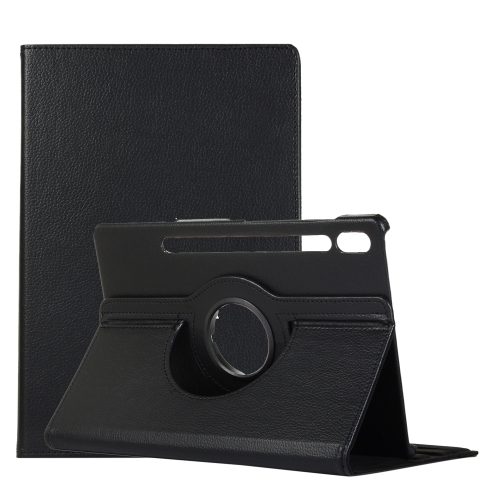 For Samsung Galaxy Tab S7+ / T970 / T976B Litchi Texture Horizontal Flip 360 Degrees Rotation Leather Case with Holder(Black)
For Samsung Galaxy Tab S7+ / T970 / T976B Litchi Texture Horizontal Flip 360 Degrees Rotation Leather Case with Holder(Black)