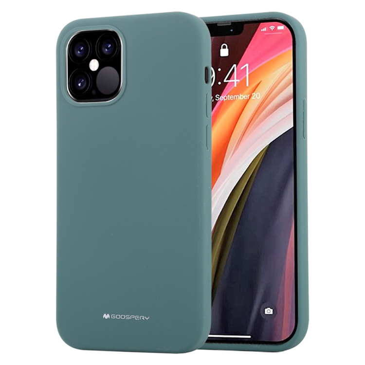 For iPhone 12 / 12 Pro GOOSPERY SILICONE Solid Color Soft Liquid Silicone Shockproof Soft TPU Case(Green)
For iPhone 12 / 12 Pro GOOSPERY SILICONE Solid Color Soft Liquid Silicone Shockproof Soft TPU Case(Green)