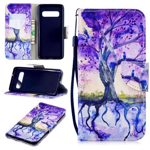 For Samsung Galaxy S10 3D Painted Pattern Horizontal Flip Leather Case with Holder & Card Slots & Wallet & Lanyard(Purple Tree)
For Samsung Galaxy S10 3D Painted Pattern Horizontal Flip Leather Case with Holder & Card Slots & Wallet & Lanyard(Purple Tree)