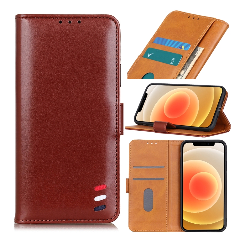 For iPhone 12 mini 3-Color Pearl Texture Magnetic Buckle Horizontal Flip PU Leather Case with Card Slots & Wallet & Holder(Brown)
For iPhone 12 mini 3-Color Pearl Texture Magnetic Buckle Horizontal Flip PU Leather Case with Card Slots & Wallet & Holder(Brown)