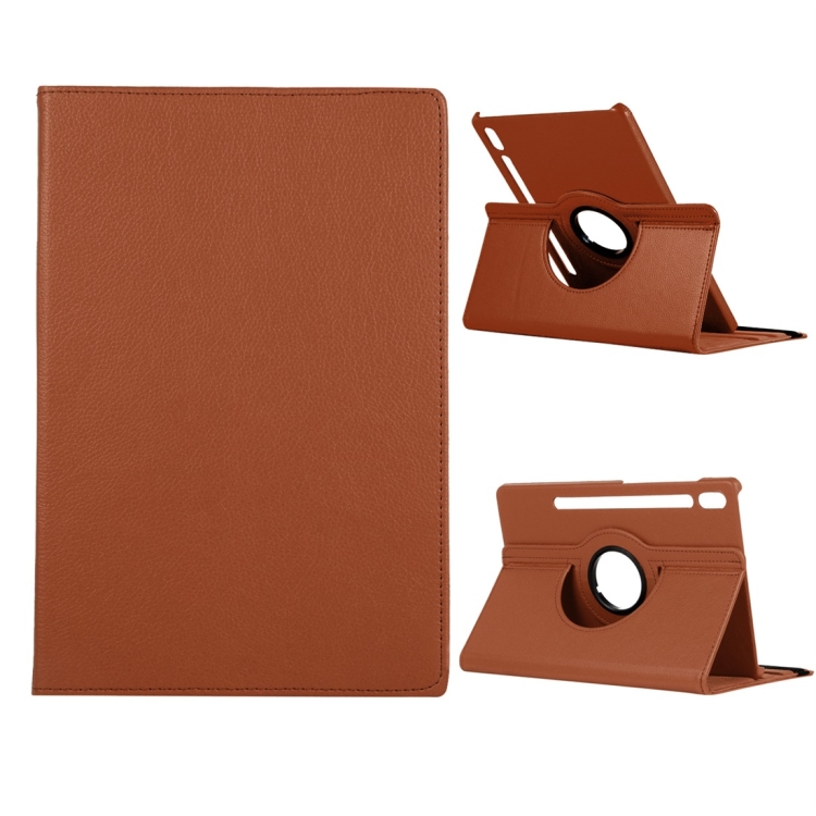For Samsung Galaxy Tab S7+ / T970 360 Degree Rotation Litchi Texture Flip Leather Case with Holder (Brown)
For Samsung Galaxy Tab S7+ / T970 360 Degree Rotation Litchi Texture Flip Leather Case with Holder (Brown)