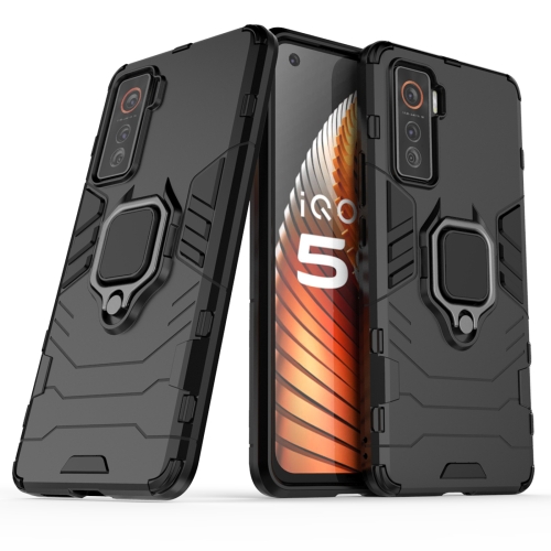 For Vivo iQOO 5 5G Shockproof PC + TPU Protective Case with Magnetic Ring Holder(Black)
For Vivo iQOO 5 5G Shockproof PC + TPU Protective Case with Magnetic Ring Holder(Black)
