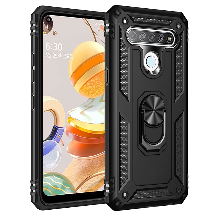 For LG Q61 Shockproof TPU + PC Protective Case with 360 Degree Rotating Holder(Black)
For LG Q61 Shockproof TPU + PC Protective Case with 360 Degree Rotating Holder(Black)