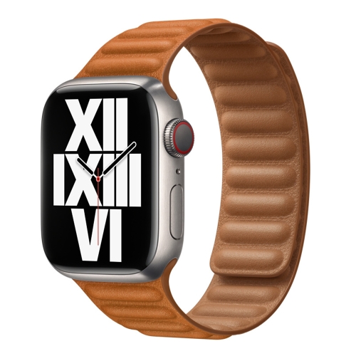For Apple Watch Series 7 41mm / 6 & SE & 5 & 4 40mm / 3 & 2 & 1 38mm Leather Replacement Strap Watchband (Golden Brown)
For Apple Watch Series 7 41mm / 6 & SE & 5 & 4 40mm / 3 & 2 & 1 38mm Leather Replacement Strap Watchband (Golden Brown)