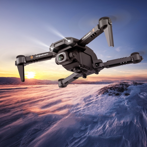 

LS-XT6 1080P Single Camera Foldable RC Quadcopter Mini Drone Remote Control Aircraft, Storage Bag
