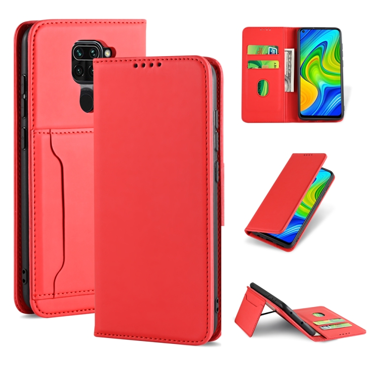 For Xiaomi Redmi Note 9 Strong Magnetism Shockproof Horizontal Flip Liquid Feel Leather Case with Holder & Card Slots & Wallet(Red)
For Xiaomi Redmi Note 9 Strong Magnetism Shockproof Horizontal Flip Liquid Feel Leather Case with Holder & Card Slots & Wallet(Red)