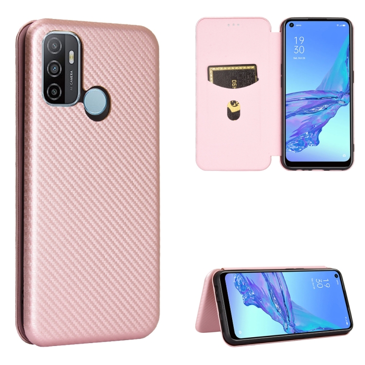 For OPPO A53 / A32 (2020) Carbon Fiber Texture Magnetic Horizontal Flip TPU + PC + PU Leather Case with Card Slot & Lanyard(Pink)
For OPPO A53 / A32 (2020) Carbon Fiber Texture Magnetic Horizontal Flip TPU + PC + PU Leather Case with Card Slot & Lanyard(Pink)