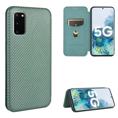 For Samsung Galaxy S20 FE 5G / 4G & S20 Lite Carbon Fiber Texture Magnetic Horizontal Flip TPU + PC + PU Leather Case with Card Slot & Lanyard(Green)
For Samsung Galaxy S20 FE 5G / 4G & S20 Lite Carbon Fiber Texture Magnetic Horizontal Flip TPU + PC + PU Leather Case with Card Slot & Lanyard(Green)