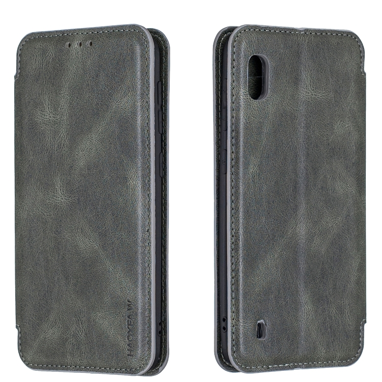For Samsung Galaxy A10 Calf Texture Magnetic Horizontal Flip Leather Case with Holder & Card Slots & Wallet(Gray Green)
For Samsung Galaxy A10 Calf Texture Magnetic Horizontal Flip Leather Case with Holder & Card Slots & Wallet(Gray Green)