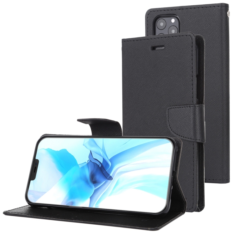 For iPhone 12 Pro Max GOOSPERY FANCY DIARY Cross Pattern Horizontal Flip Leather Case with Holder & Card Slots & Wallet(Black)
For iPhone 12 Pro Max GOOSPERY FANCY DIARY Cross Pattern Horizontal Flip Leather Case with Holder & Card Slots & Wallet(Black)