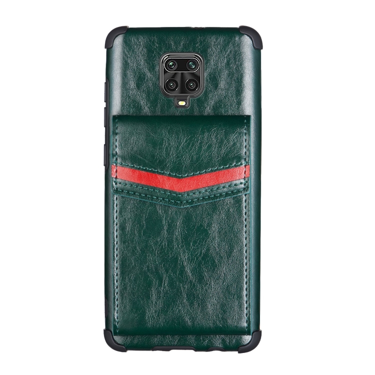 For Xiaomi Redmi Note 9 Pro Flip Card Bag Copper Buckle TPU + PU Leather Back Cover Shockproof Case with Card Slots & Photo Frame(Green)
For Xiaomi Redmi Note 9 Pro Flip Card Bag Copper Buckle TPU + PU Leather Back Cover Shockproof Case with Card Slots & Photo Frame(Green)