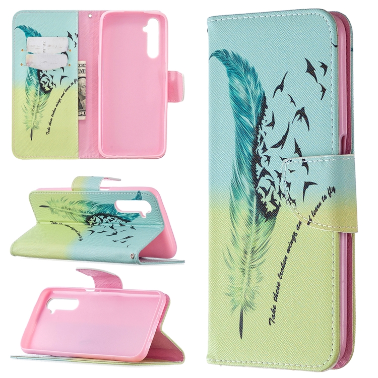For OPPO Realme 6 Colored Drawing Pattern Horizontal Flip Leather Case with Holder & Card Slots & Wallet(Feather)
For OPPO Realme 6 Colored Drawing Pattern Horizontal Flip Leather Case with Holder & Card Slots & Wallet(Feather)