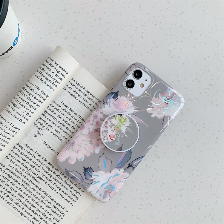 For iPhone 11 Pro Colorful Laser Flower Series TPU Mobile Phone Case with Folding Holder(Pink Flower)
For iPhone 11 Pro Colorful Laser Flower Series TPU Mobile Phone Case with Folding Holder(Pink Flower)