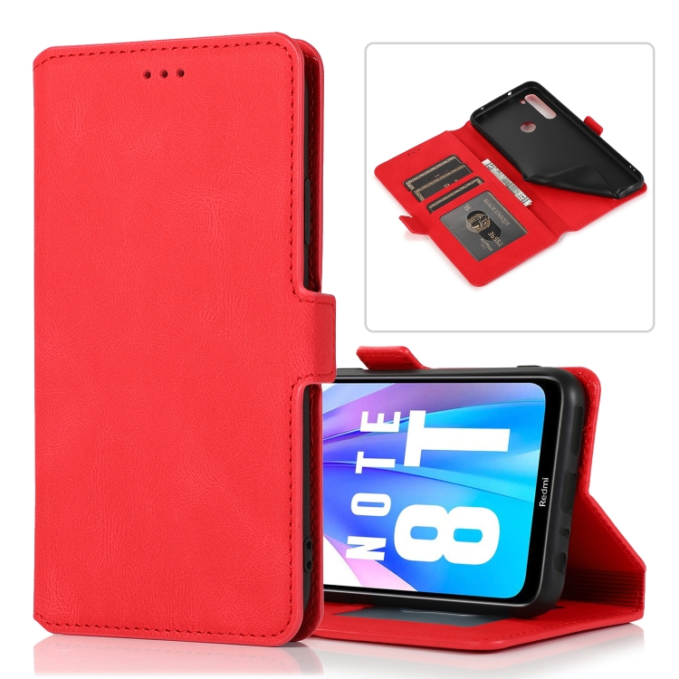 For Xiaomi Redmi Note 8T Retro Magnetic Closing Clasp Horizontal Flip Leather Case with Holder & Card Slots & Photo Frame & Wallet(Red)
For Xiaomi Redmi Note 8T Retro Magnetic Closing Clasp Horizontal Flip Leather Case with Holder & Card Slots & Photo Frame & Wallet(Red)