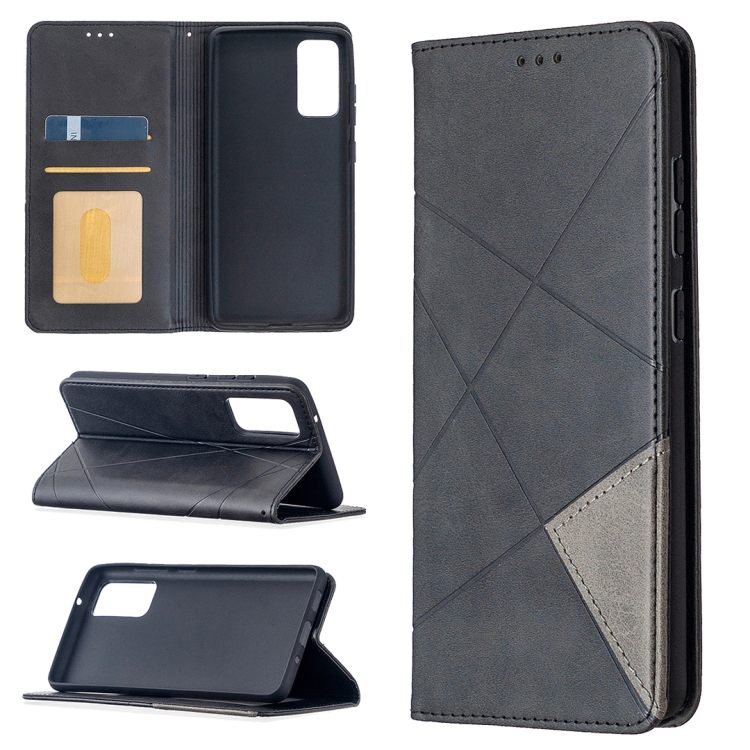 For Samsung Galaxy S20 FE 5G / S20 Lite Rhombus Texture Horizontal Flip Magnetic Leather Case with Holder & Card Slots(Black)
For Samsung Galaxy S20 FE 5G / S20 Lite Rhombus Texture Horizontal Flip Magnetic Leather Case with Holder & Card Slots(Black)