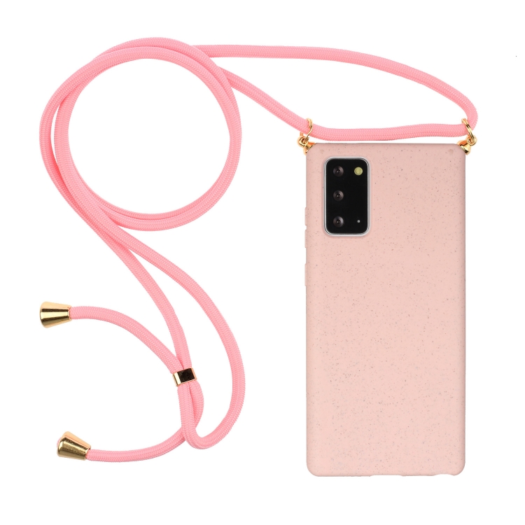 For Samsung Galaxy Note20 Wheat Straw Material + TPU Protective Case with Lanyard(Pink)
For Samsung Galaxy Note20 Wheat Straw Material + TPU Protective Case with Lanyard(Pink)