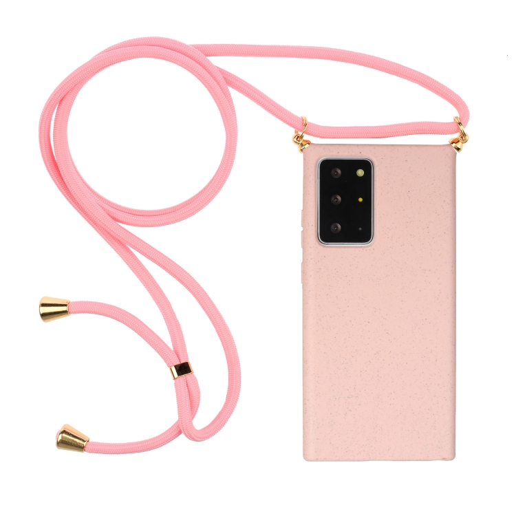For Samsung Galaxy Note20 Ultra Wheat Straw Material + TPU Protective Case with Lanyard(Pink)
For Samsung Galaxy Note20 Ultra Wheat Straw Material + TPU Protective Case with Lanyard(Pink)
