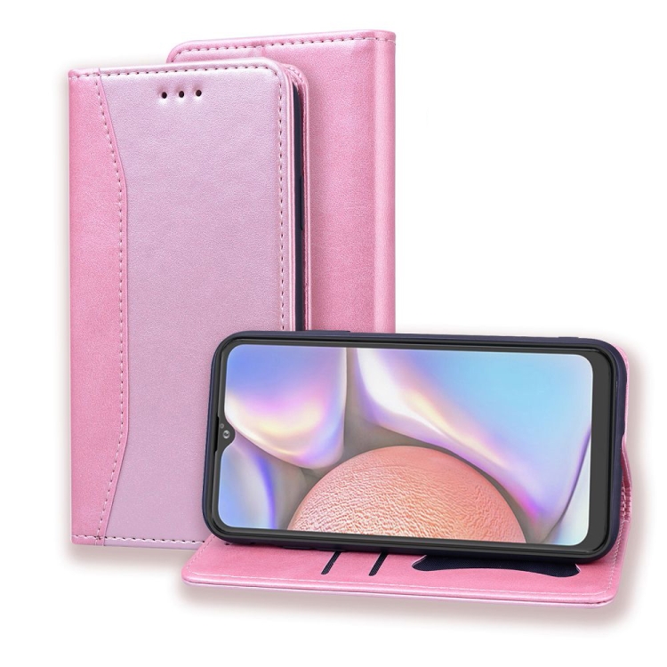 For Samsung Galaxy A10s Business Stitching Horizontal Flip Leather Case with Double Folding & Bracket & Card Slots & Photo Frame & Wallet(Rose Gold)
For Samsung Galaxy A10s Business Stitching Horizontal Flip Leather Case with Double Folding & Bracket & Card Slots & Photo Frame & Wallet(Rose Gold)