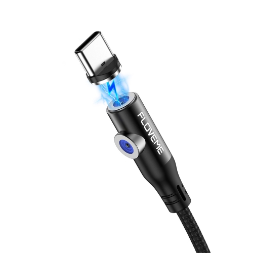 FLOVEME YXF212896 2.1A Type-C / USB-C Elbow Head Design Magnetic Charging Cable, Length: 1m(Black)
FLOVEME YXF212896 2.1A Type-C / USB-C Elbow Head Design Magnetic Charging Cable, Length: 1m(Black)