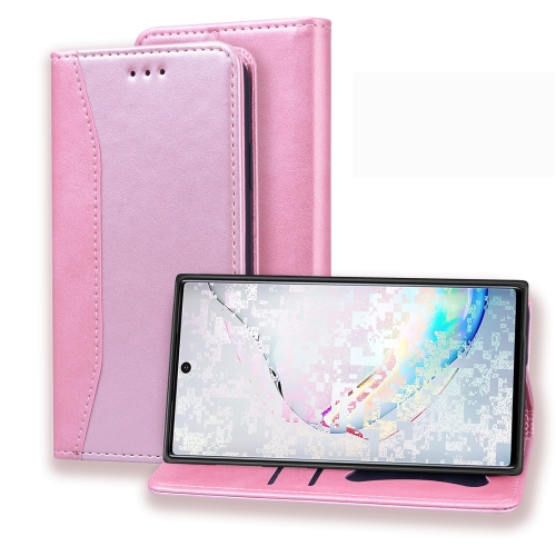 For Samsung Galaxy Note 10 Business Stitching Horizontal Flip Leather Case with Double Folding & Bracket & Card Slots & Photo Frame & Wallet(Rose Gold)
For Samsung Galaxy Note 10 Business Stitching Horizontal Flip Leather Case with Double Folding & Bracket & Card Slots & Photo Frame & Wallet(Rose Gold)