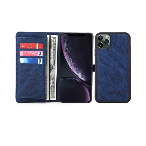 For iPhone 11 Pro Max MEGSHI 012 Series Business 2 in 1 PC+TPU Horizontal Flip Leather Case with Bracket & Card Slots & Photo Frame & Wallet & Lanyard(Blue)
For iPhone 11 Pro Max MEGSHI 012 Series Business 2 in 1 PC+TPU Horizontal Flip Leather Case with Bracket & Card Slots & Photo Frame & Wallet & Lanyard(Blue)