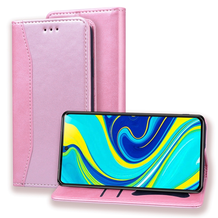 For Xiaomi Redmi Note 9 Pro / 9 Pro Max / 9S Business Stitching Horizontal Flip Leather Case with Double Folding & Bracket & Card Slots & Photo Frame & Wallet(Rose Gold)
For Xiaomi Redmi Note 9 Pro / 9 Pro Max / 9S Business Stitching Horizontal Flip Leather Case with Double Folding & Bracket & Card Slots & Photo Frame & Wallet(Rose Gold)