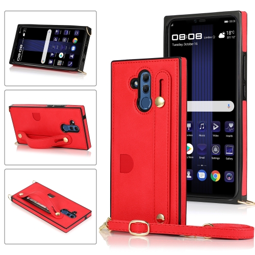 For Huawei Mate 20 Lite Wrist Strap PU+TPU Shockproof Protective Case with Crossbody Lanyard & Holder & Card Slot(Red)
For Huawei Mate 20 Lite Wrist Strap PU+TPU Shockproof Protective Case with Crossbody Lanyard & Holder & Card Slot(Red)