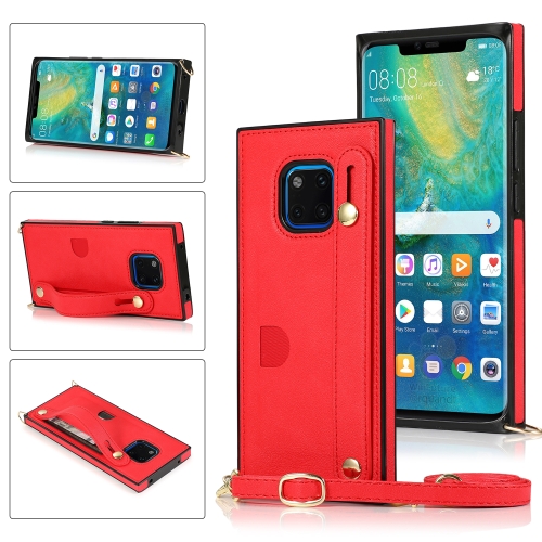 For Huawei Mate 20 Pro Wrist Strap PU+TPU Shockproof Protective Case with Crossbody Lanyard & Holder & Card Slot(Red)
For Huawei Mate 20 Pro Wrist Strap PU+TPU Shockproof Protective Case with Crossbody Lanyard & Holder & Card Slot(Red)
