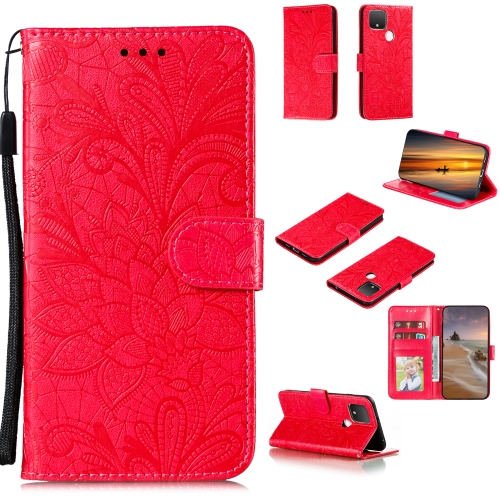For Google Pixel 5 XL Lace Flower Horizontal Flip Leather Case with Holder & Card Slots & Wallet & Photo Frame(Red)
For Google Pixel 5 XL Lace Flower Horizontal Flip Leather Case with Holder & Card Slots & Wallet & Photo Frame(Red)