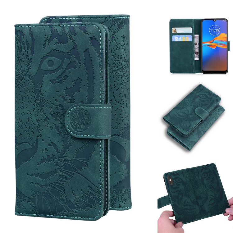 For Motorola Moto E6 Plus Tiger Embossing Pattern Horizontal Flip Leather Case with Holder & Card Slots & Wallet(Green)
For Motorola Moto E6 Plus Tiger Embossing Pattern Horizontal Flip Leather Case with Holder & Card Slots & Wallet(Green)