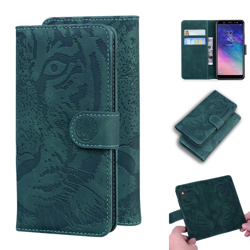 For Samsung Galaxy A6+ (2018) Tiger Embossing Pattern Horizontal Flip Leather Case with Holder & Card Slots & Wallet(Green)
For Samsung Galaxy A6+ (2018) Tiger Embossing Pattern Horizontal Flip Leather Case with Holder & Card Slots & Wallet(Green)