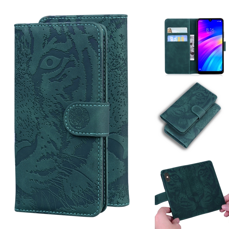 For Xiaomi Redmi 7 / Y3 (Indian Version) Tiger Embossing Pattern Horizontal Flip Leather Case with Holder & Card Slots & Wallet(Green)
For Xiaomi Redmi 7 / Y3 (Indian Version) Tiger Embossing Pattern Horizontal Flip Leather Case with Holder & Card Slots & Wallet(Green)