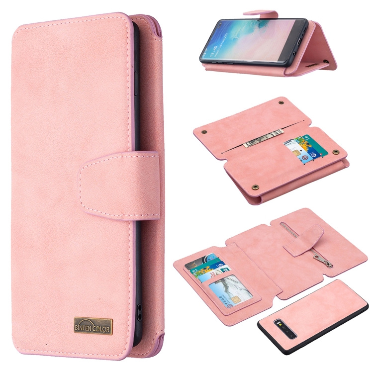 For Samsung Galaxy S10 Plus Detachable Frosted Magnetic Horizontal Flip PU Leather Case with Card Slots & Holder & Zipper Wallet & Photo Frame(Pink)
For Samsung Galaxy S10 Plus Detachable Frosted Magnetic Horizontal Flip PU Leather Case with Card Slots & Holder & Zipper Wallet & Photo Frame(Pink)