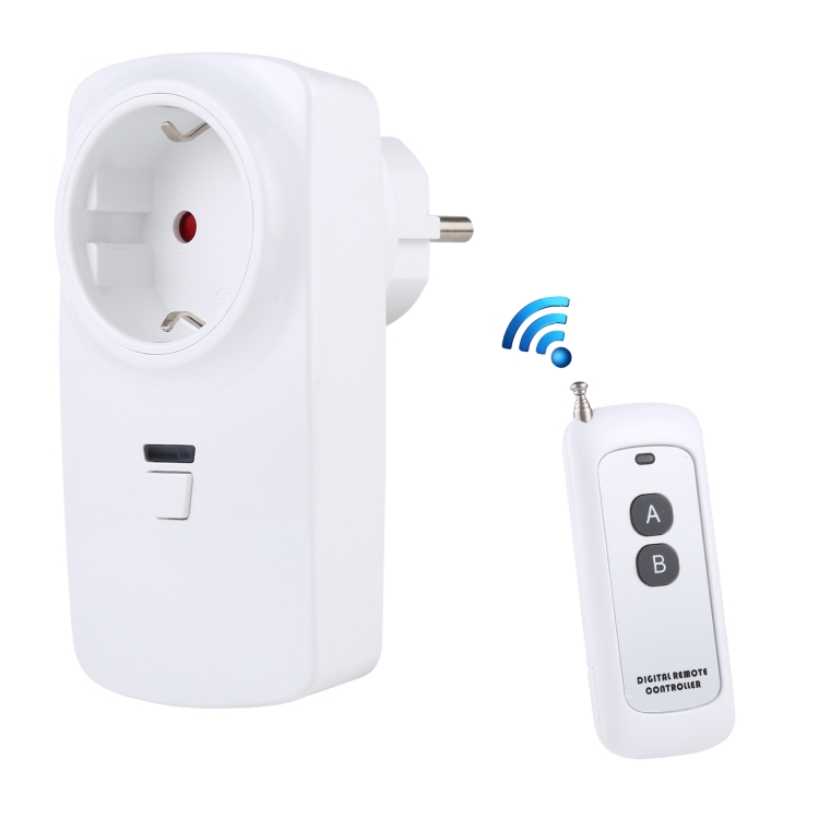 AK-DL220 220V Smart Wireless Remote Control Socket with Remote Control, Plug Type:EU Plug
AK-DL220 220V Smart Wireless Remote Control Socket with Remote Control, Plug Type:EU Plug