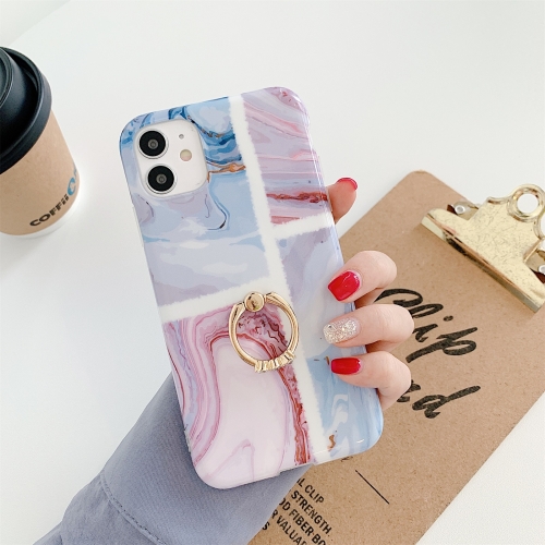 For iPhone 11 Pro Ocean Wave Coral IMD Glossy Marble Phone Case with Ring Holder(Pink Blue)
For iPhone 11 Pro Ocean Wave Coral IMD Glossy Marble Phone Case with Ring Holder(Pink Blue)