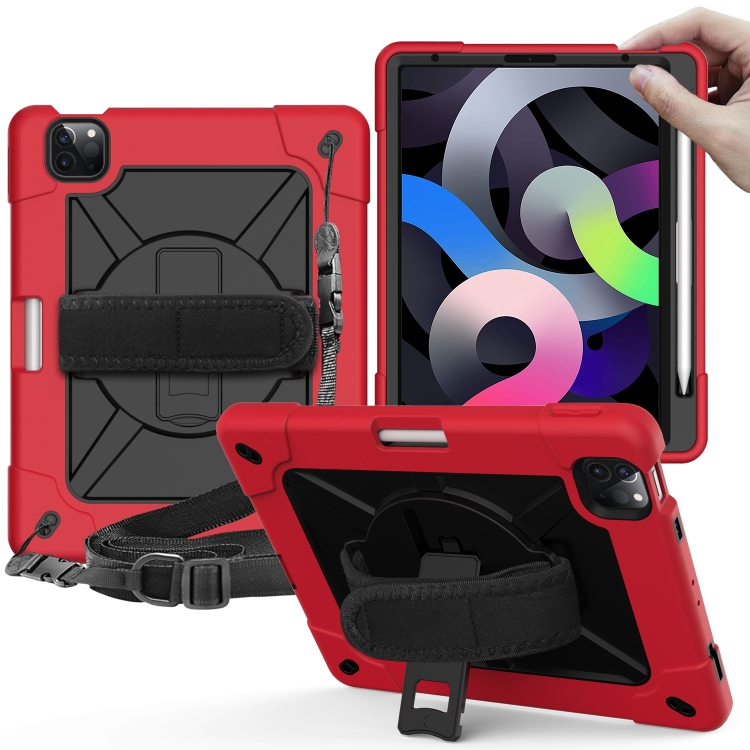 Contrast Color Robot Shockproof Silicone + PC Protective Case with Holder For iPad Air (2020) 10.9 (Red Black)
Contrast Color Robot Shockproof Silicone + PC Protective Case with Holder For iPad Air (2020) 10.9 (Red Black)