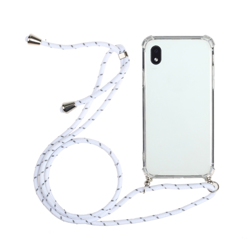For Samsung Galaxy A01 Core Four-Corner Anti-Fall Transparent TPU Protective Case with Lanyard(White)
For Samsung Galaxy A01 Core Four-Corner Anti-Fall Transparent TPU Protective Case with Lanyard(White)