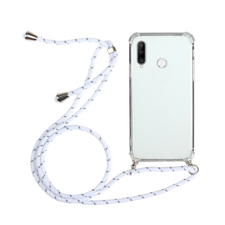 For Huawei Y6p Four-Corner Anti-Fall Transparent TPU Protective Case with Lanyard(White)
For Huawei Y6p Four-Corner Anti-Fall Transparent TPU Protective Case with Lanyard(White)
