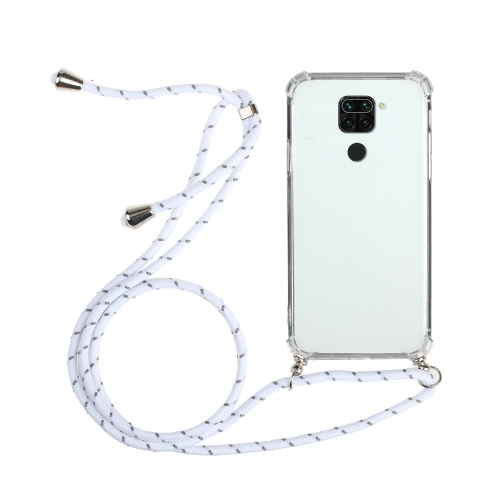 For Xiaomi Redmi Note 9 Four-Corner Shockproof Transparent TPU Protective Case with Lanyard(White)
For Xiaomi Redmi Note 9 Four-Corner Shockproof Transparent TPU Protective Case with Lanyard(White)