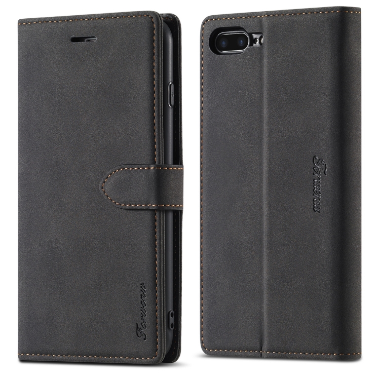 For iPhone 7 Plus / 8 Plus Forwenw F1 Series Matte Strong Magnetism Horizontal Flip Leather Case with Holder & Card Slots & Wallet & Photo Frame(Black)
For iPhone 7 Plus / 8 Plus Forwenw F1 Series Matte Strong Magnetism Horizontal Flip Leather Case with Holder & Card Slots & Wallet & Photo Frame(Black)
