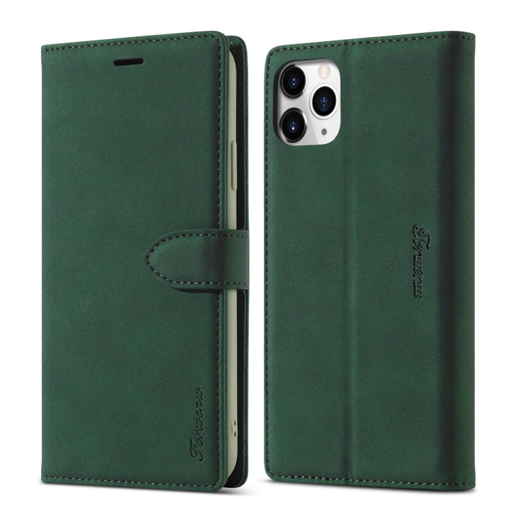 For iPhone 11 Pro Max Forwenw F1 Series Matte Strong Magnetism Horizontal Flip Leather Case with Holder & Card Slots & Wallet & Photo Frame(Green)
For iPhone 11 Pro Max Forwenw F1 Series Matte Strong Magnetism Horizontal Flip Leather Case with Holder & Card Slots & Wallet & Photo Frame(Green)