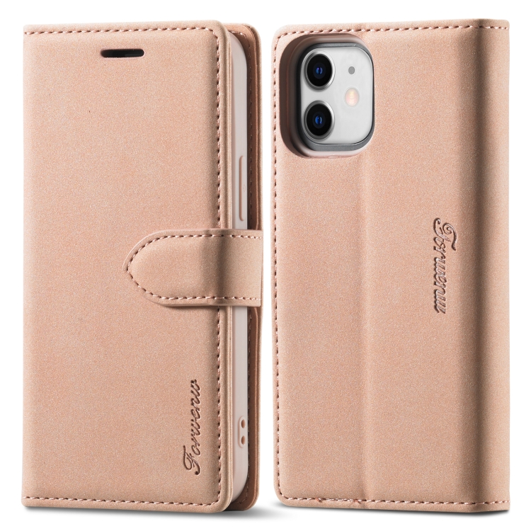 For iPhone 12 Mini Forwenw F1 Series Matte Strong Magnetism Horizontal Flip Leather Case with Holder & Card Slots & Wallet & Photo Frame(Rose Gold)
For iPhone 12 Mini Forwenw F1 Series Matte Strong Magnetism Horizontal Flip Leather Case with Holder & Card Slots & Wallet & Photo Frame(Rose Gold)