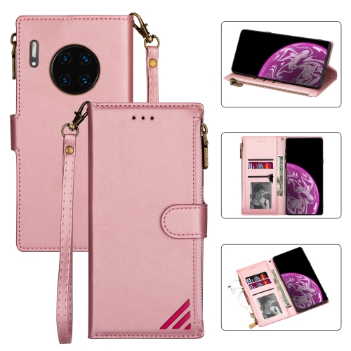For Huawei Mate 30 Pro Zipper Multi-card Slots Horizontal Flip PU Leather Case with Holder & Card Slots & Wallet & Lanyard & Photo Frame(Rose Gold)
For Huawei Mate 30 Pro Zipper Multi-card Slots Horizontal Flip PU Leather Case with Holder & Card Slots & Wallet & Lanyard & Photo Frame(Rose Gold)