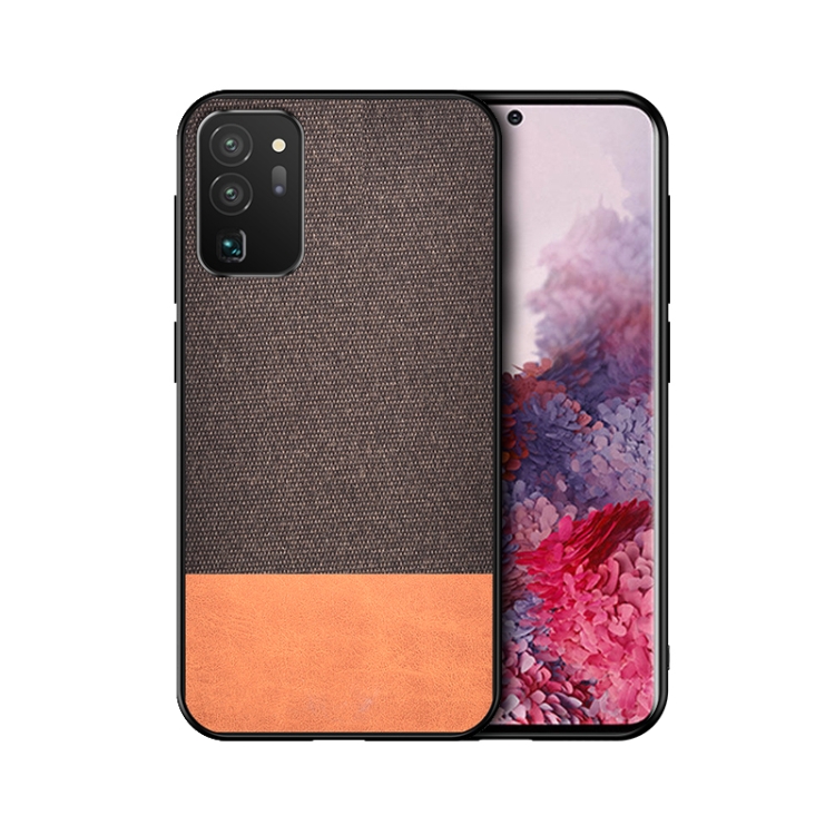 For Samsung Galaxy S20 FE Shockproof Splicing PU + Cloth Protective Case(Brown)
For Samsung Galaxy S20 FE Shockproof Splicing PU + Cloth Protective Case(Brown)