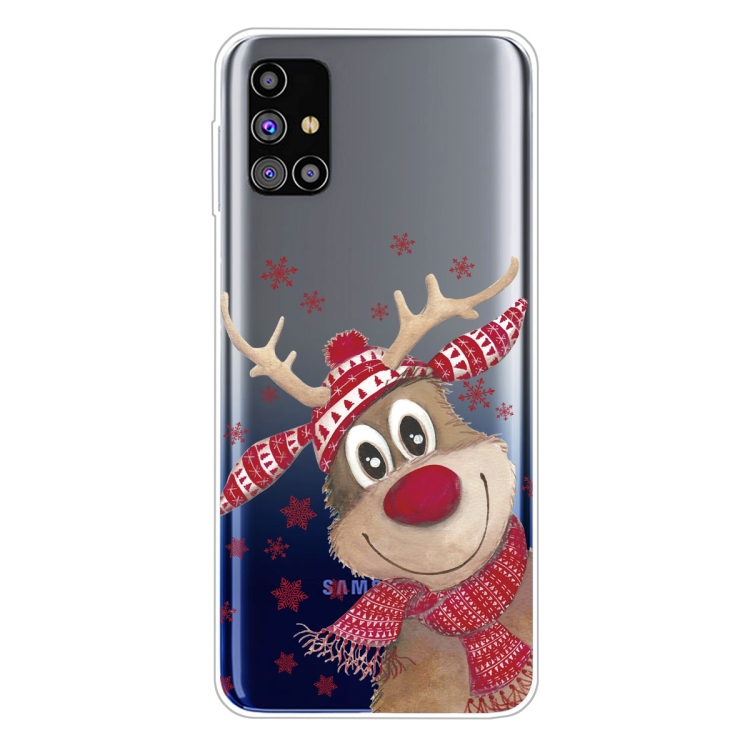 For Samsung Galaxy M31s Christmas Series Clear TPU Protective Case(Smiley Deer)
For Samsung Galaxy M31s Christmas Series Clear TPU Protective Case(Smiley Deer)