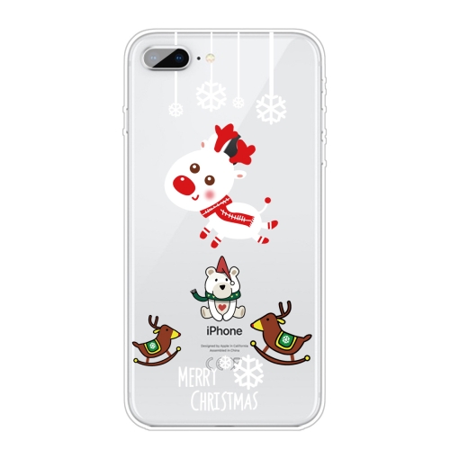 Christmas Series Clear TPU Protective Case For iPhone 8 Plus / 7 Plus(Trojan Bear Deer)
Christmas Series Clear TPU Protective Case For iPhone 8 Plus / 7 Plus(Trojan Bear Deer)