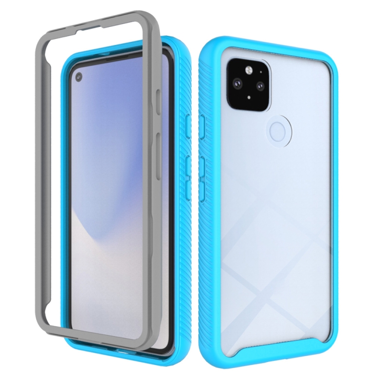 For Google Pixel 4a 5G Starry Sky Solid Color Series Shockproof PC + TPU Protective Case(Sky Blue)
For Google Pixel 4a 5G Starry Sky Solid Color Series Shockproof PC + TPU Protective Case(Sky Blue)
