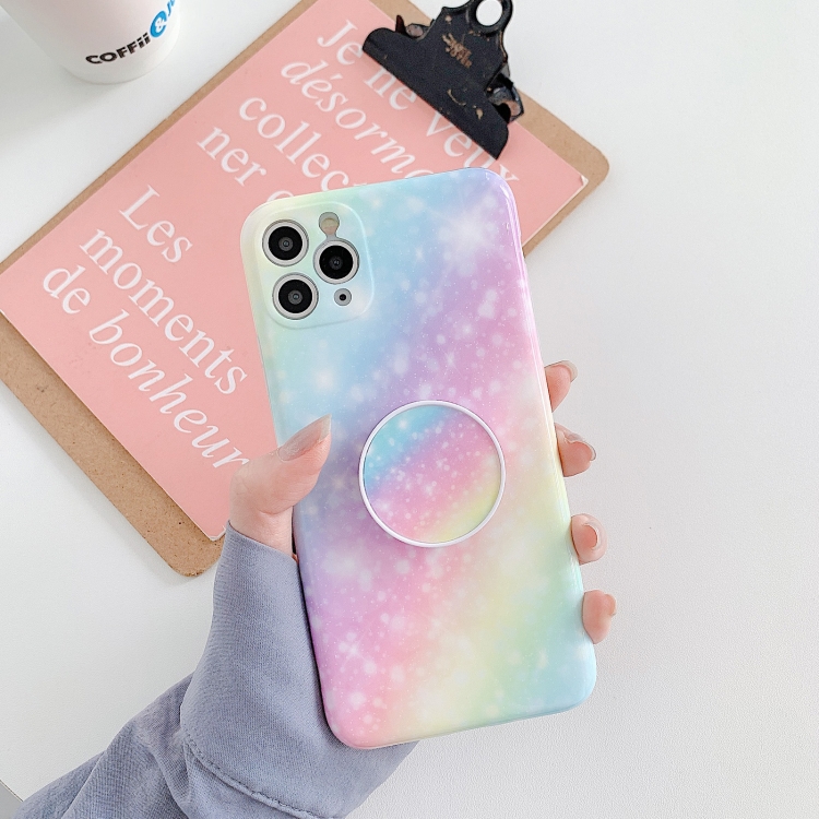 Shockproo Colorful Glitter Marble Protective Case with Folding Holder For iPhone 12 / 12 Pro(Blue Purple)
Shockproo Colorful Glitter Marble Protective Case with Folding Holder For iPhone 12 / 12 Pro(Blue Purple)