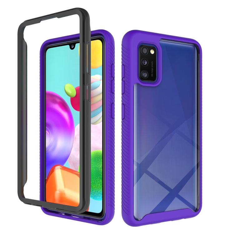 For Samsung Galaxy A41 Starry Sky Solid Color Series Shockproof PC + TPU Protective Case(Purple)
For Samsung Galaxy A41 Starry Sky Solid Color Series Shockproof PC + TPU Protective Case(Purple)